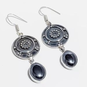 Genuine PYRITE 925 Handmade EARRINGS sterling silver